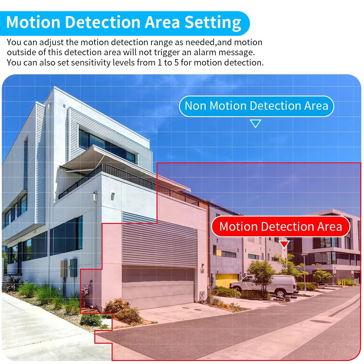 (HD 2.7K 5.0MP with Audio) Outdoor Wired Security Camera Systems PoE Outdoor Surveillance Video System
