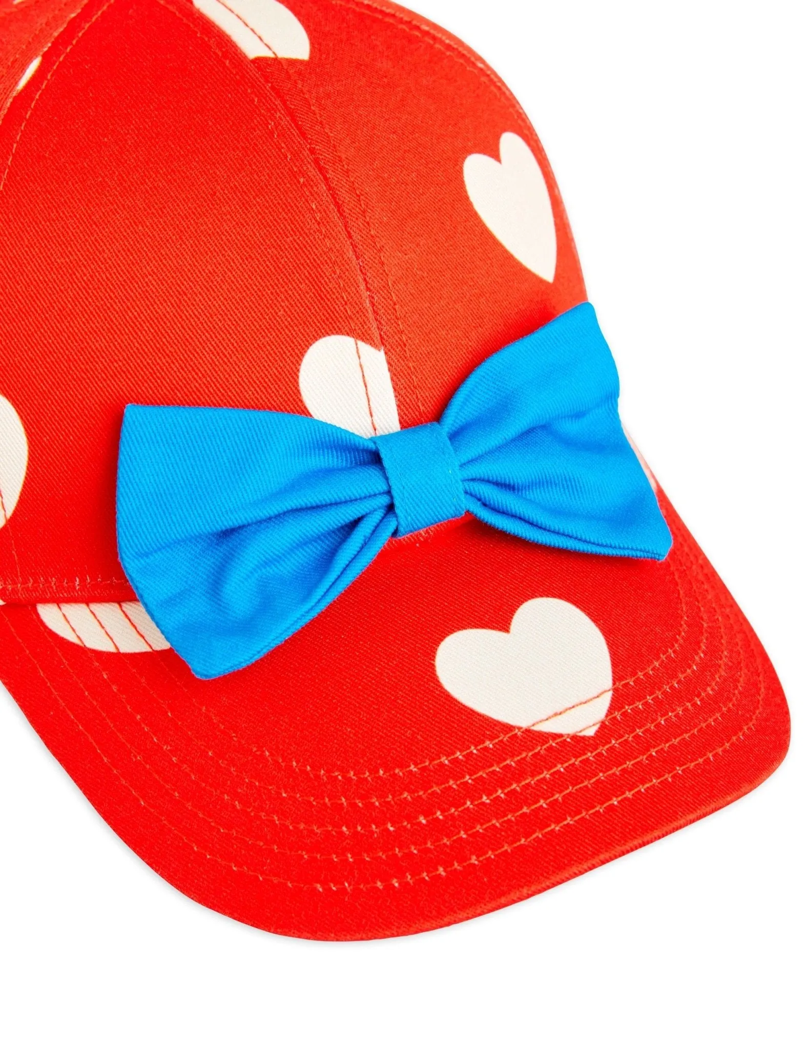 Hearts Bow Cap by Mini Rodini *LAST PIECE 48/50*