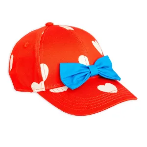 Hearts Bow Cap by Mini Rodini *LAST PIECE 48/50*
