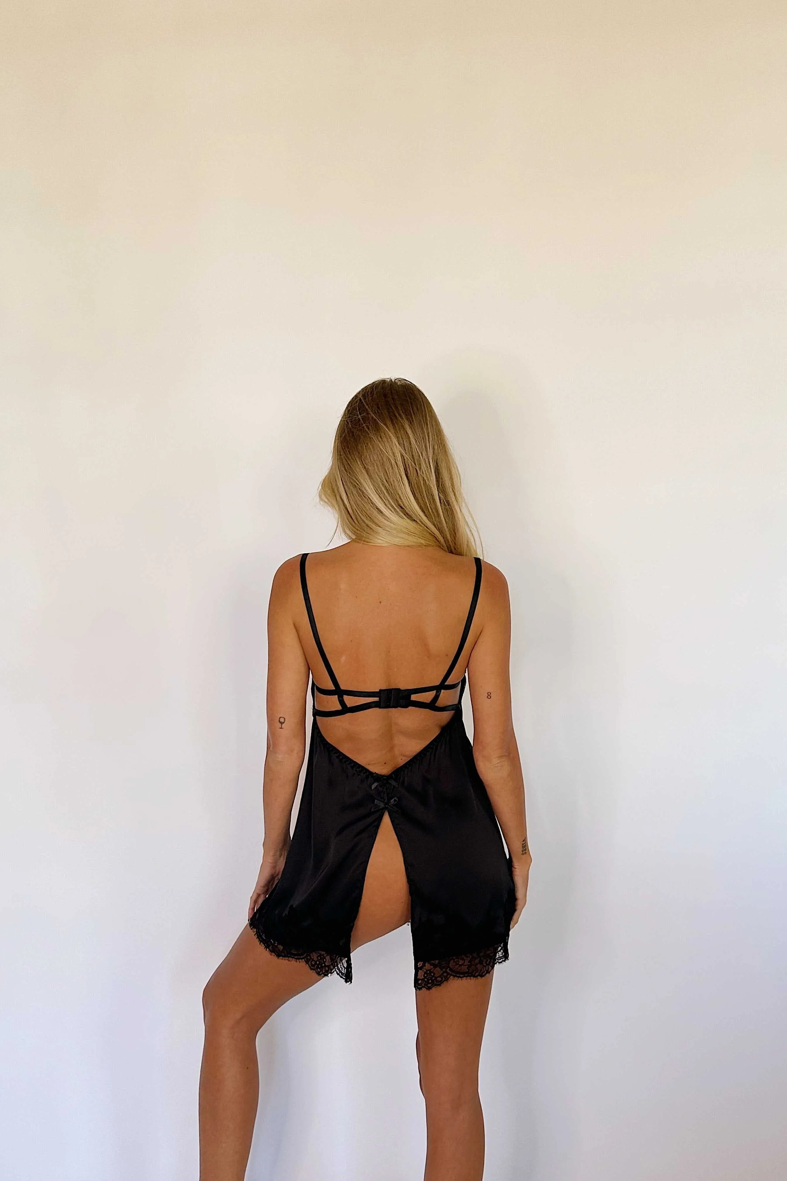 Heather Black Cami