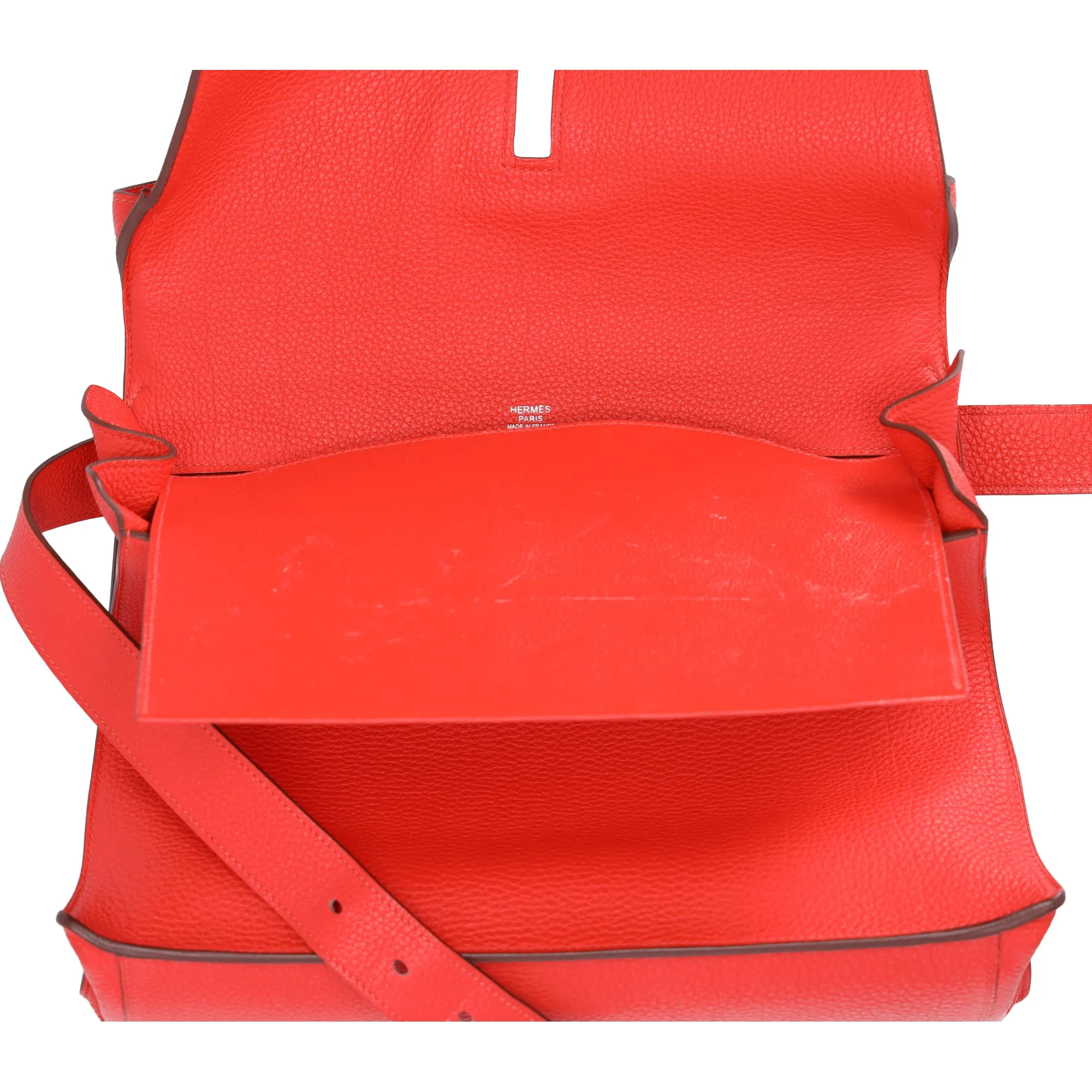 HERMES Etribelt Handbag Rose Jaipur Togo Leather
