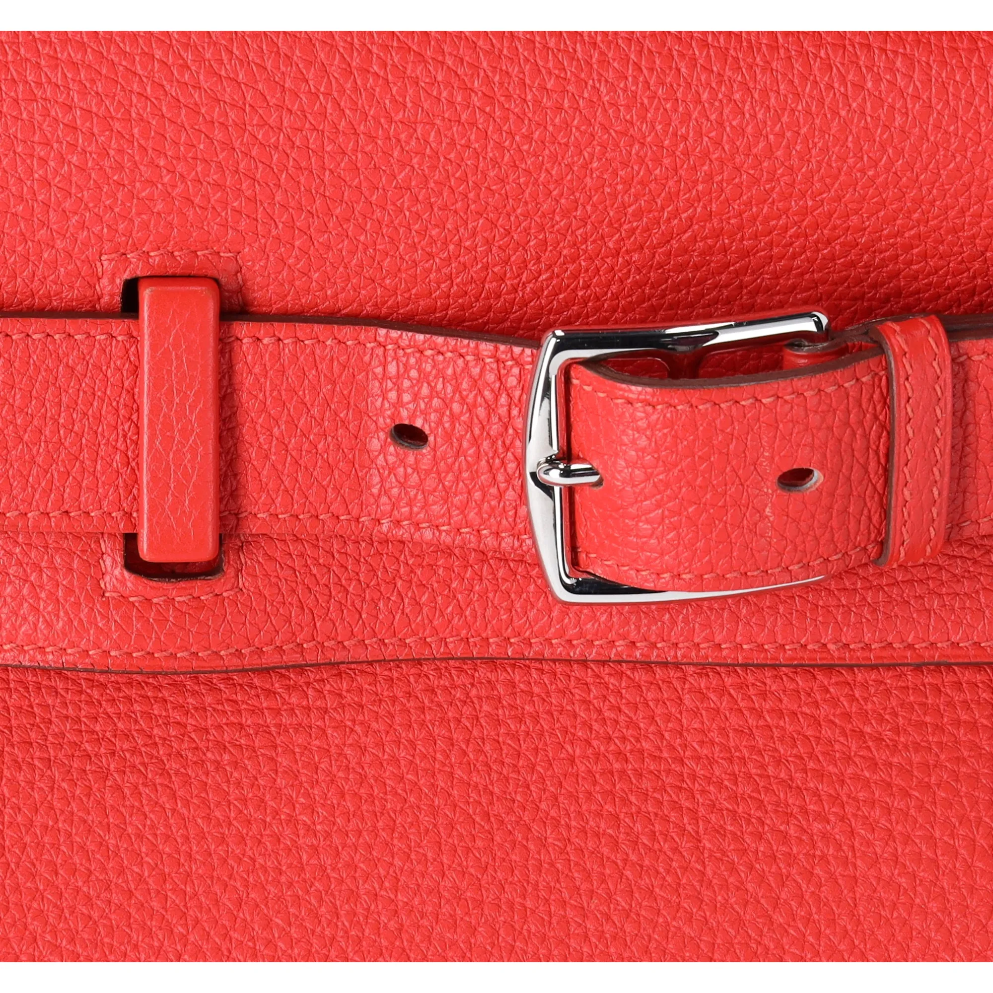 HERMES Etribelt Handbag Rose Jaipur Togo Leather