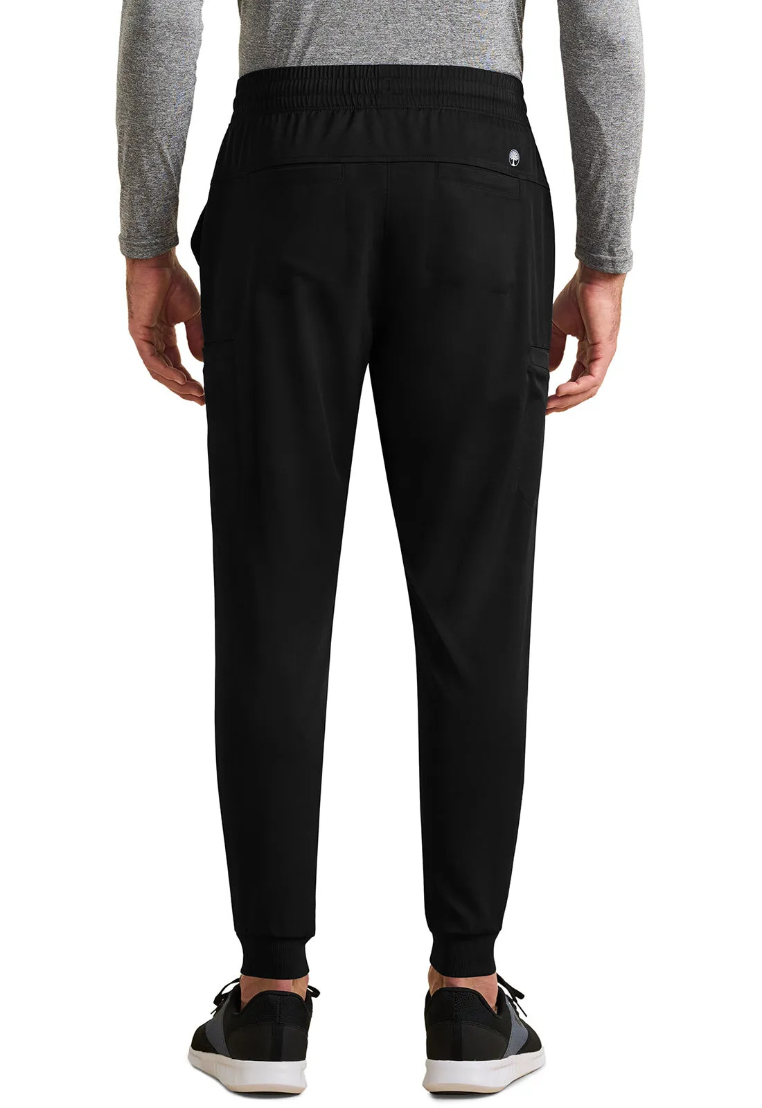 HH Works HH054 Rafael Men's Mid Rise Zip Fly Jogger Black