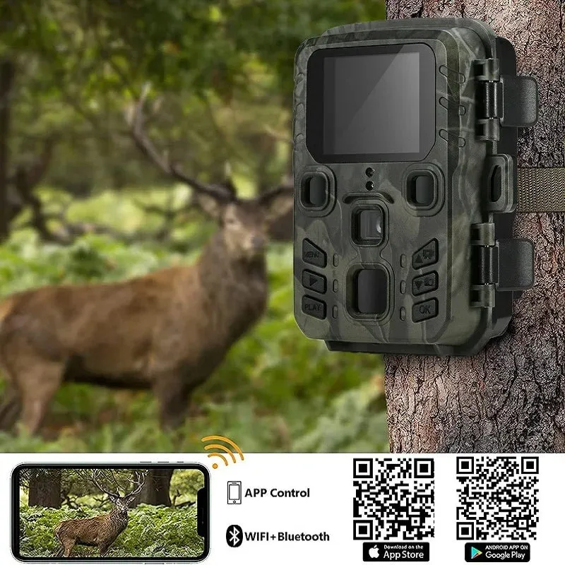 High-Performance Wireless Trail Camera – IP66 Waterproof with 4K Ultra HD and WiFi Connectivity
