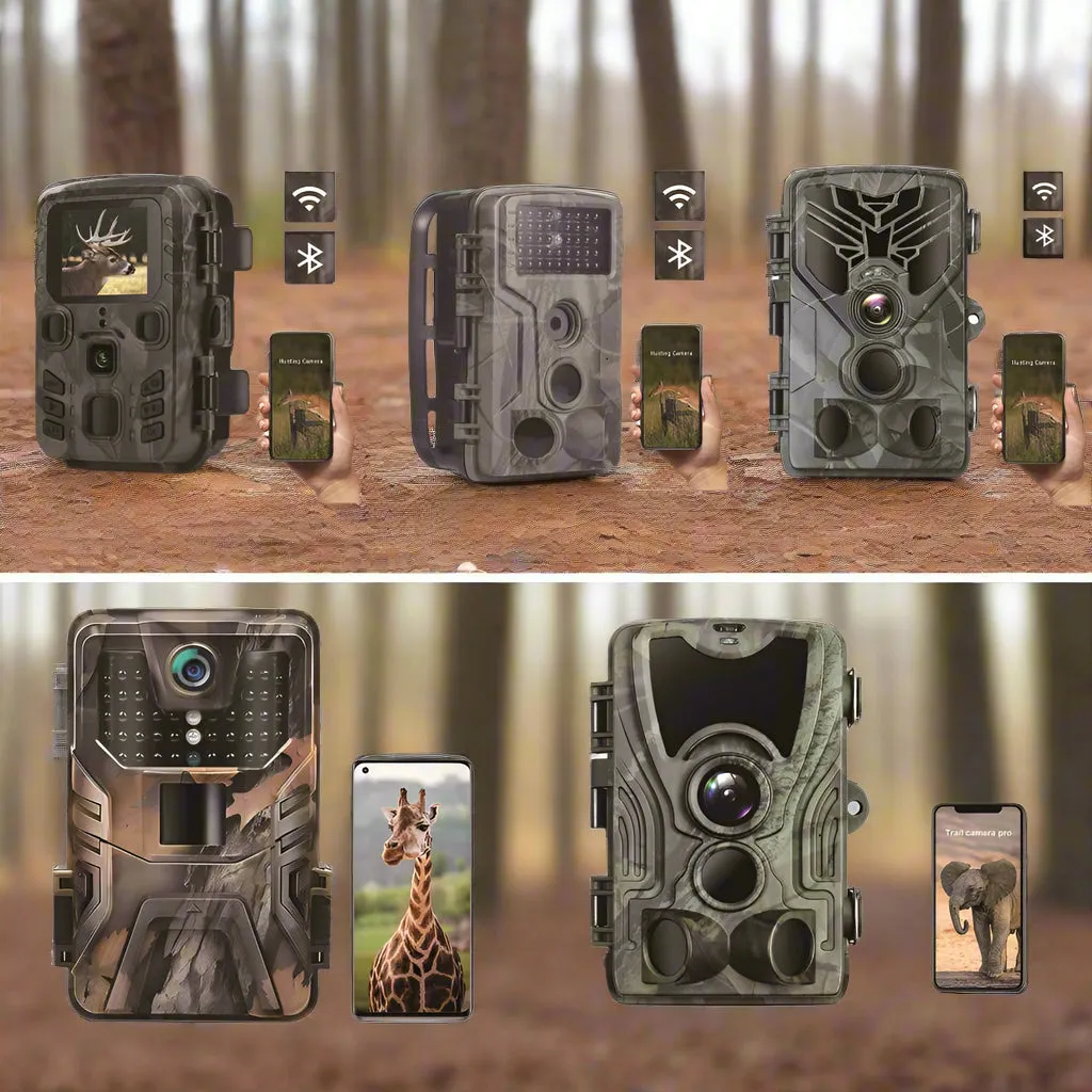 High-Performance Wireless Trail Camera – IP66 Waterproof with 4K Ultra HD and WiFi Connectivity
