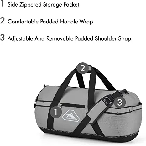 High Sierra Round Cargo Duffel Small 45L