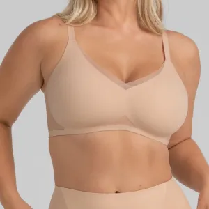 Honeylove Crossover Wireless Nude Bra Size 1X