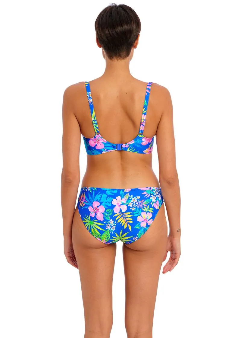 Hot Tropics UW Sweetheart Bikini Top In Blue - Freya