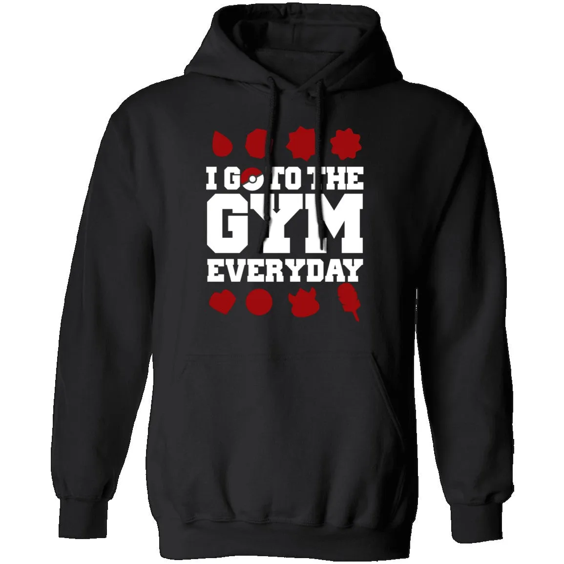 I Go To The Gym Every Day Pokemon T-Shirt