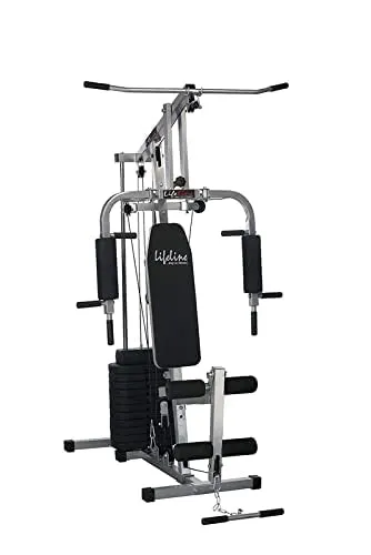 ifeline Fitness HG-002 Multi Home Gym Chest Biceps Back Triceps Legs for Men, 72kg Weight Stack, Free Installation Assistance (with LB-309 Multi Bench)
