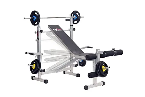 ifeline Fitness HG-002 Multi Home Gym Chest Biceps Back Triceps Legs for Men, 72kg Weight Stack, Free Installation Assistance (with LB-309 Multi Bench)