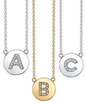 Initial Pendant - Multiple Options   Text