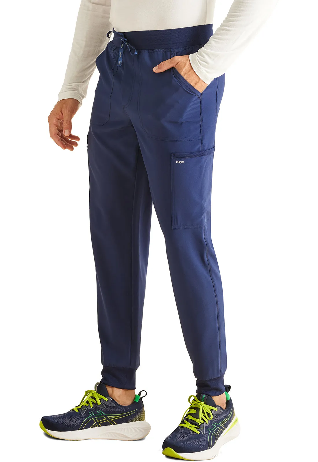 Inspira Flex IP066A Men's Mid Rise Jogger Navy