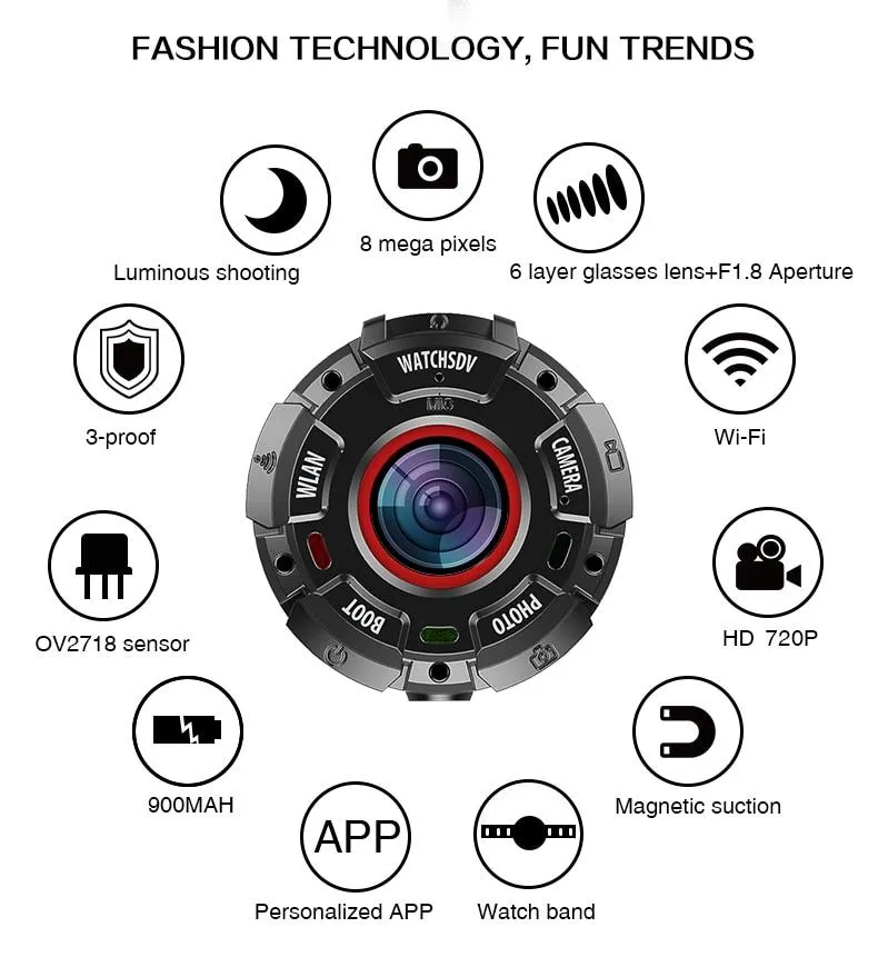 IP68 Waterproof WiFi Action Camera