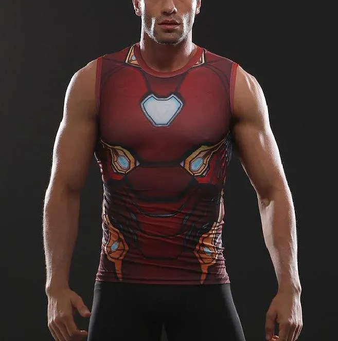 IRON MAN Infinity War Gym Tank top