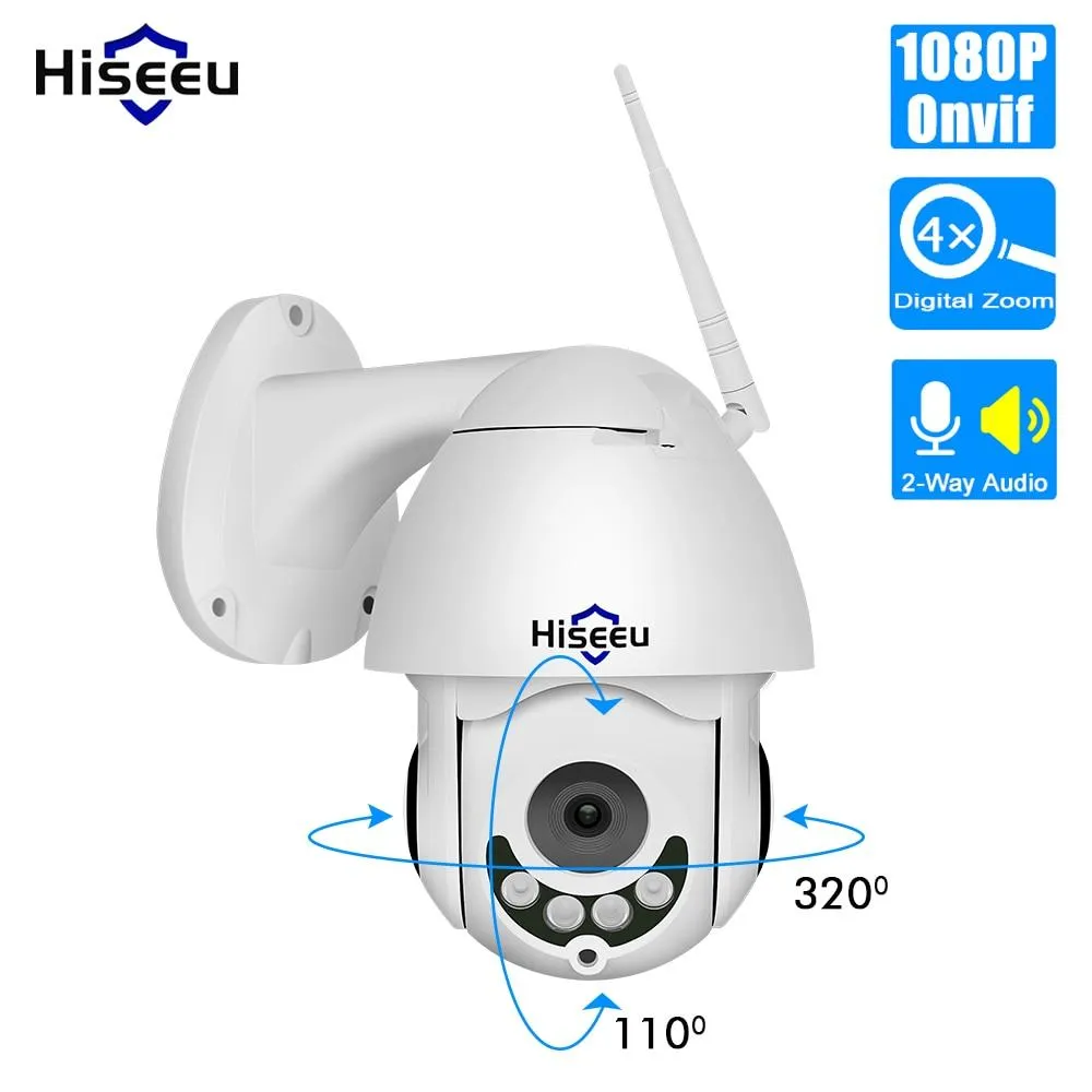 IX-EYE™ 1080P  HD WiFi Outdoor weatherproof PTZ  Security  Camera