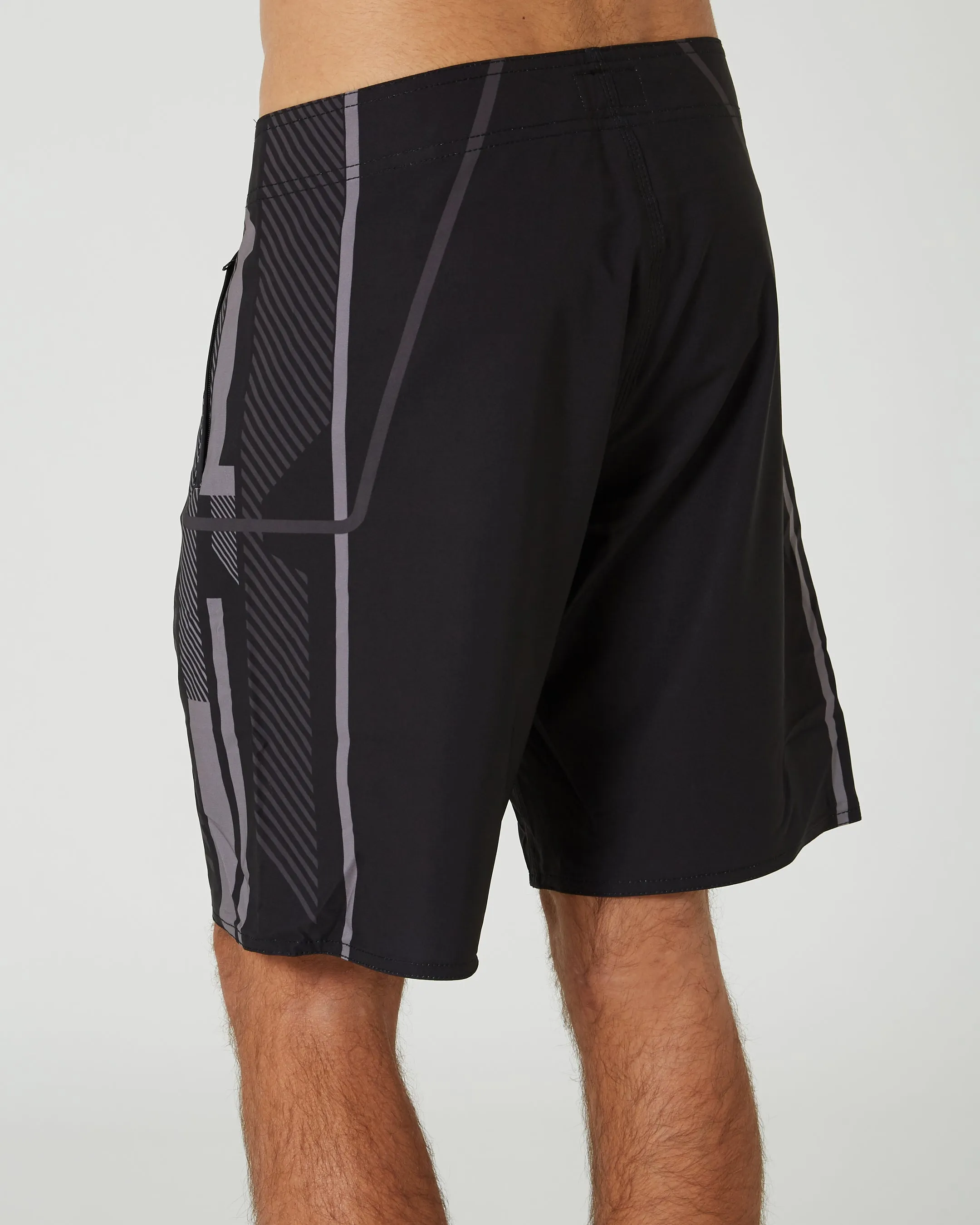 Jetpilot Rally Mens Boardshorts - Black/Charcoal