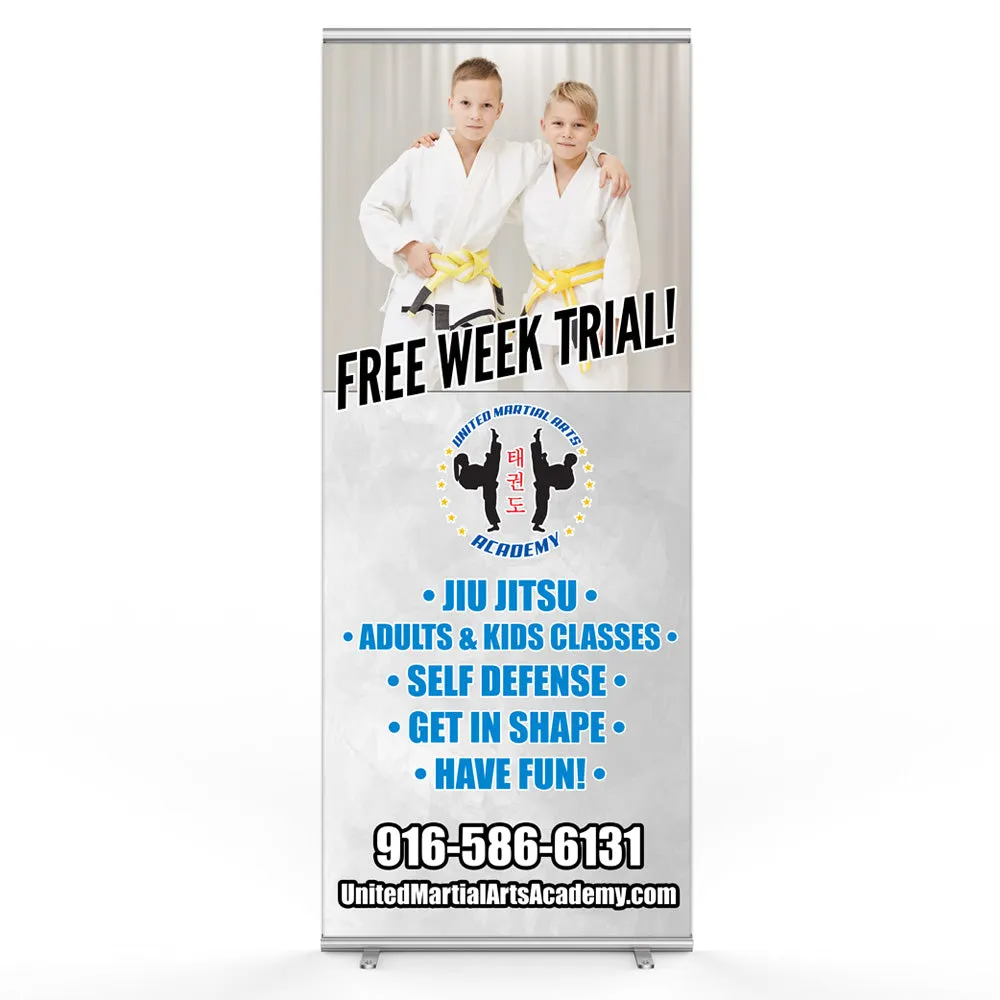 Jiu Jitsu Pop Up Banner
