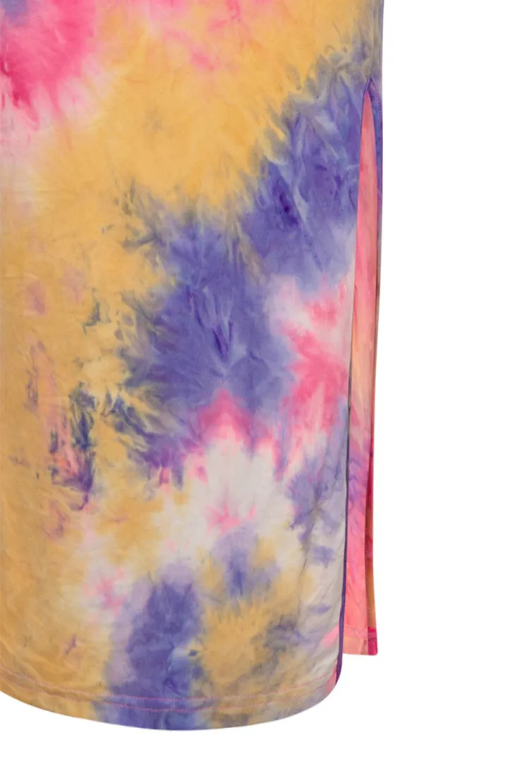Joan One Shoulder Dress - Tie dyed