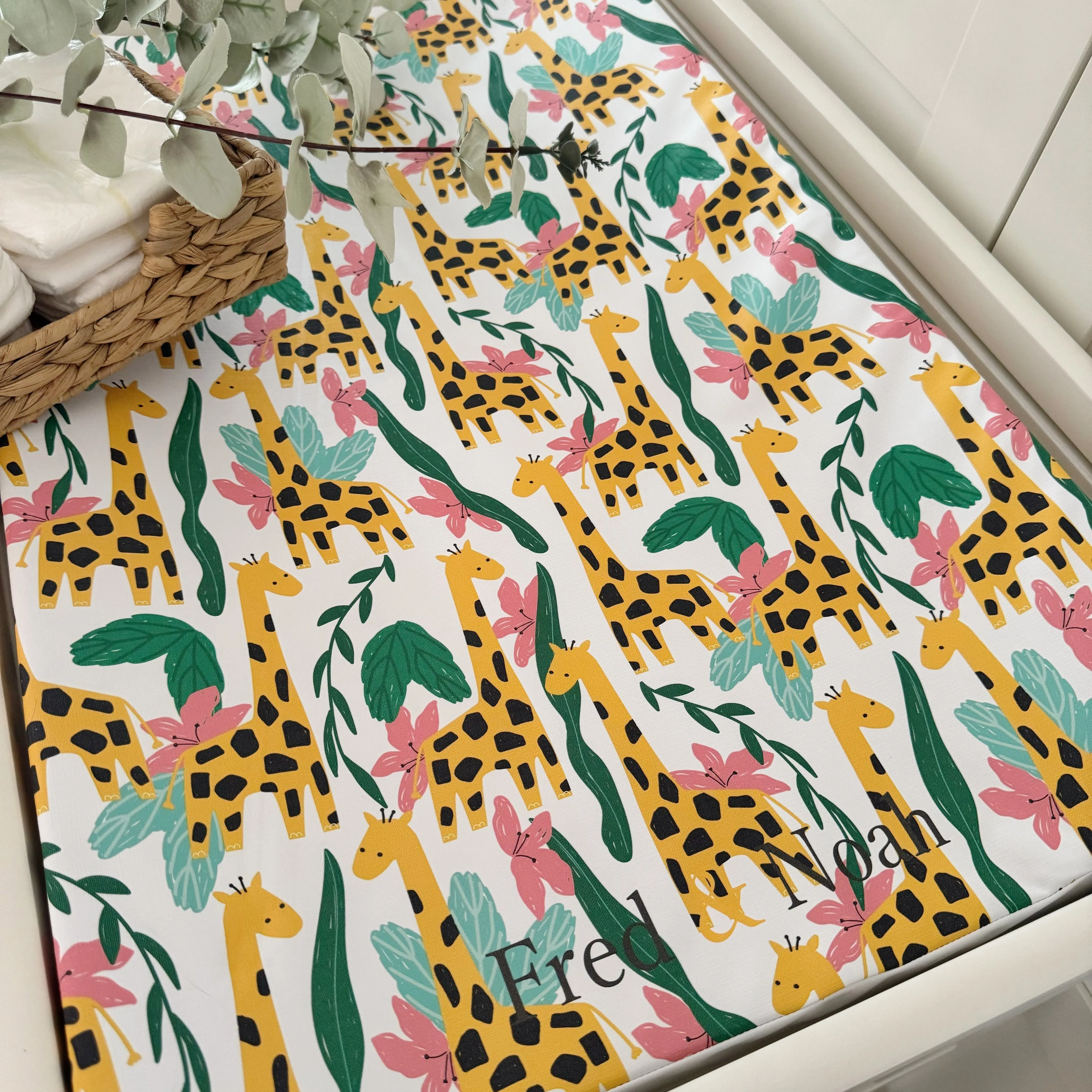 Jungle Giraffe Changing Mat