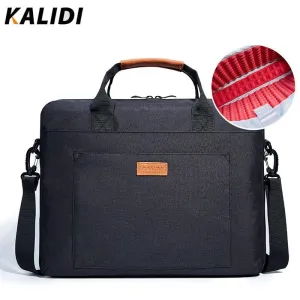 KALIDI™ Shockproof Foam and Canvas Laptop Bag