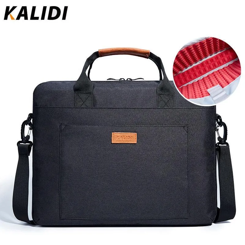 KALIDI™ Shockproof Foam and Canvas Laptop Bag