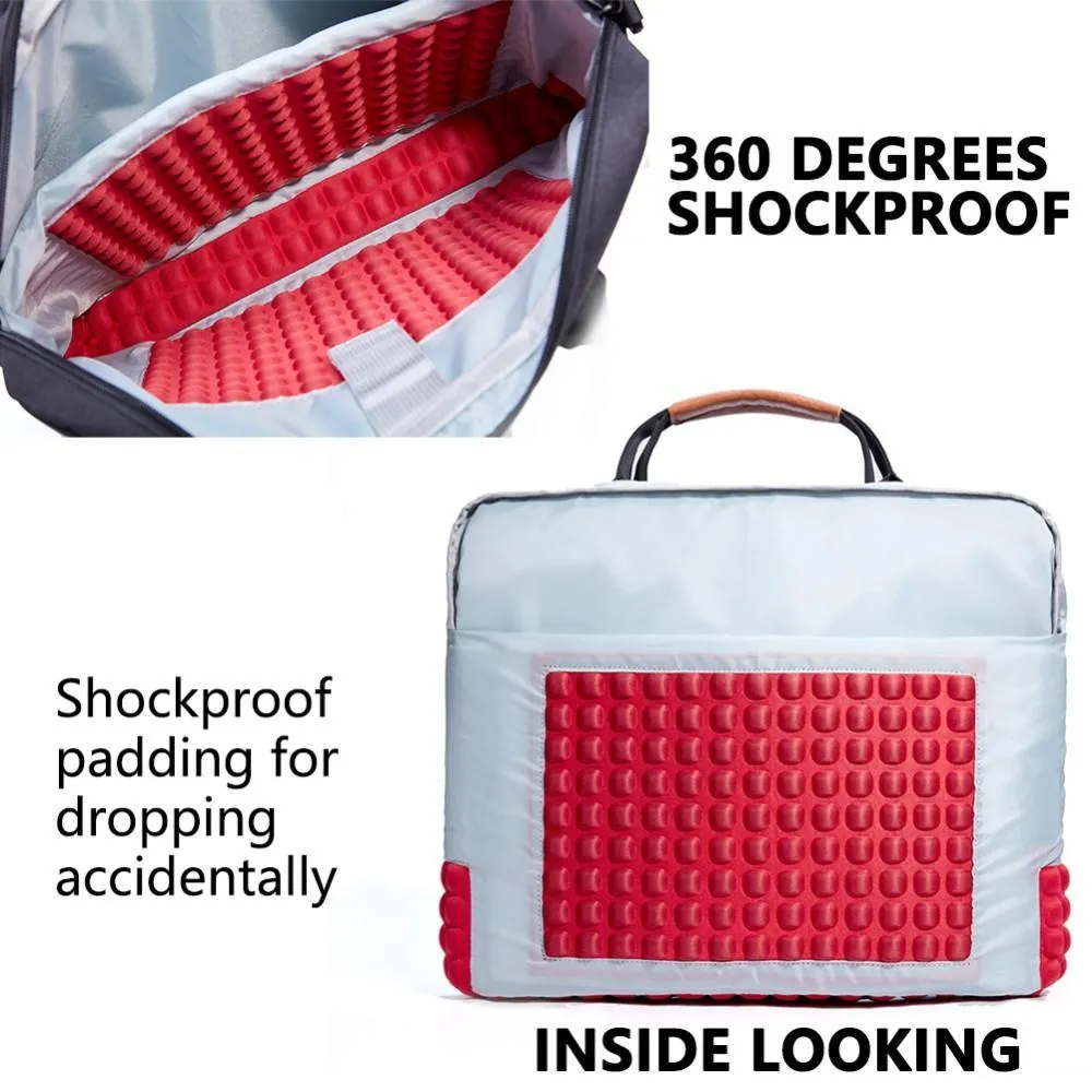 KALIDI™ Shockproof Foam and Canvas Laptop Bag