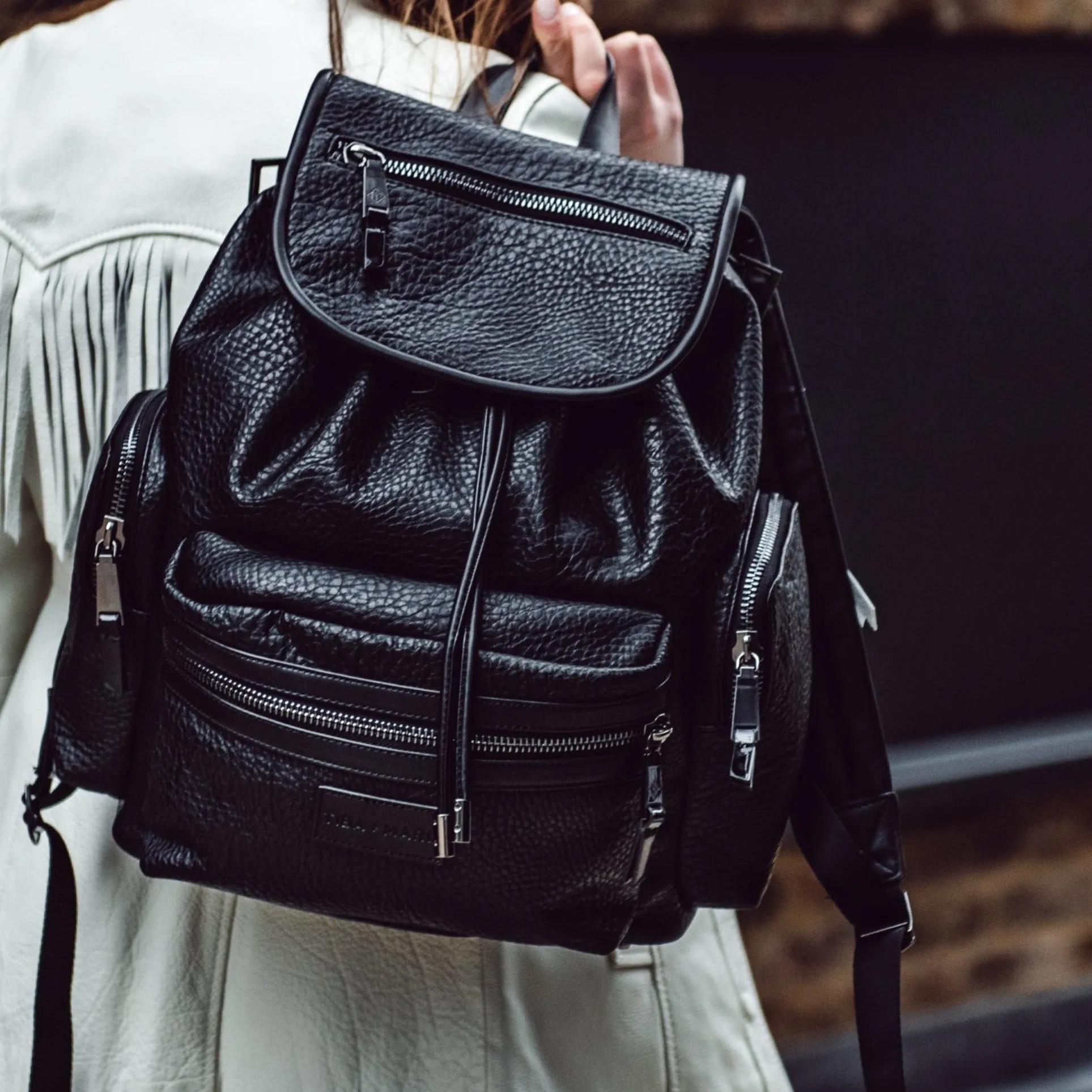 Kaspar Baby Change Backpack (Black)