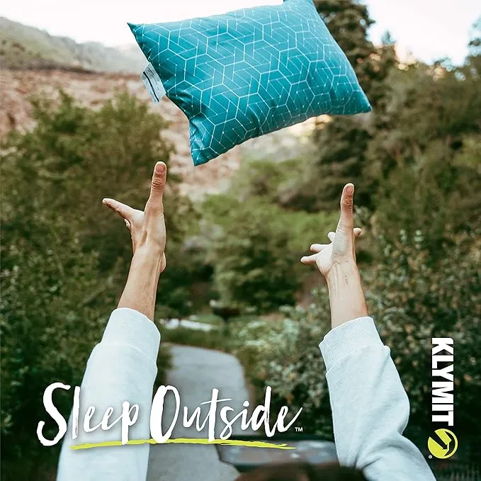 Klymit Coast Travel Pillow, Compact, Compressible Airplane, Backpacking, Hammock, and Camping Pillow