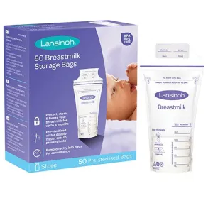 Lansinoh Breast Milk Storage Bags - 50 Pack