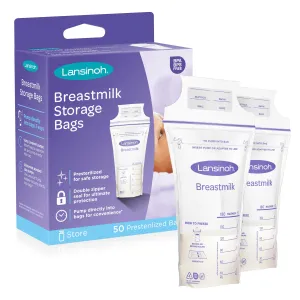 LANSINOH BREASTMILK STORAGE BAGS /50 BAG