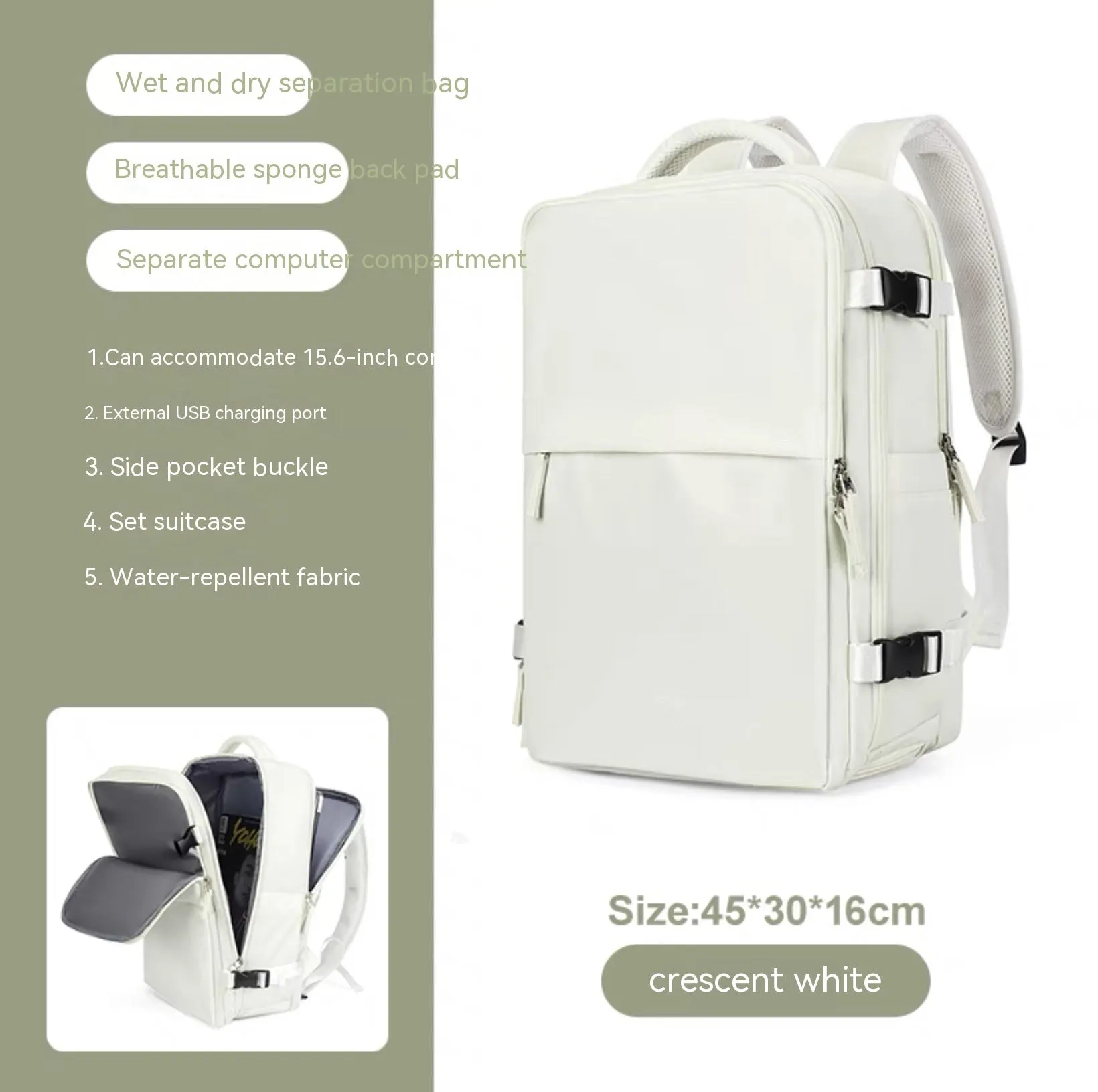 Large Capacity Travel Waterproof Backpack
