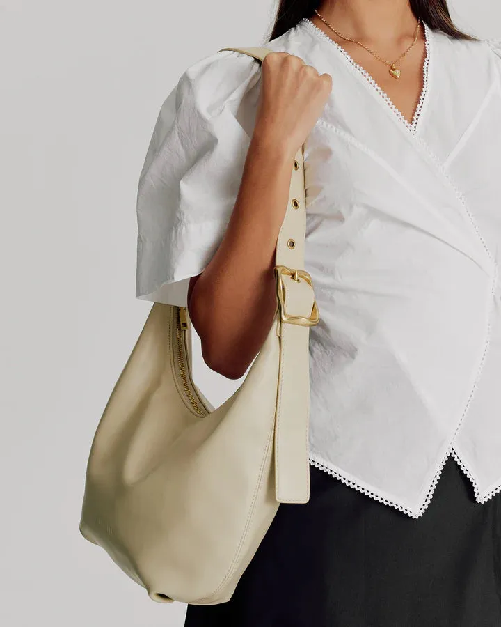 Large Everyday Croissant Bag - CASHEW