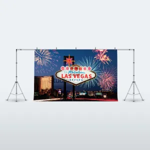 Las Vegas Casino Photo Booth Backdrop BD-255-SCE