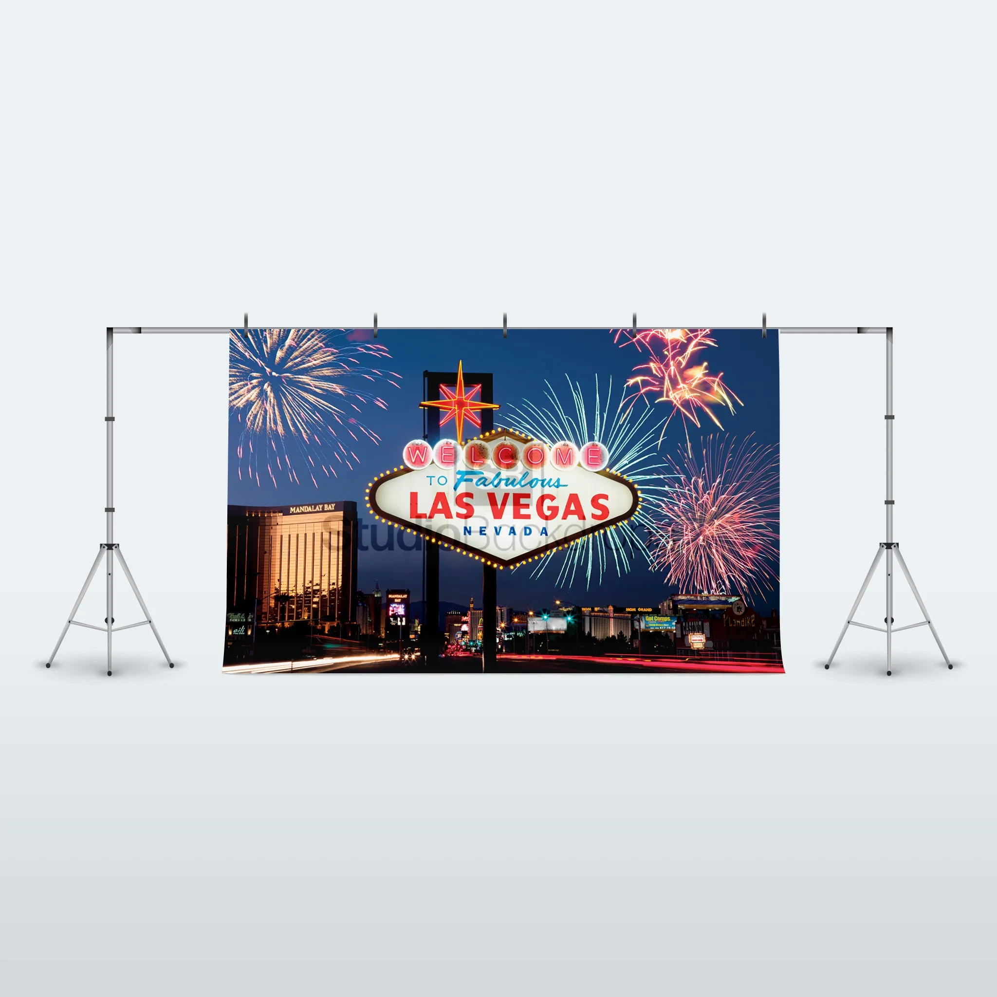 Las Vegas Casino Photo Booth Backdrop BD-255-SCE