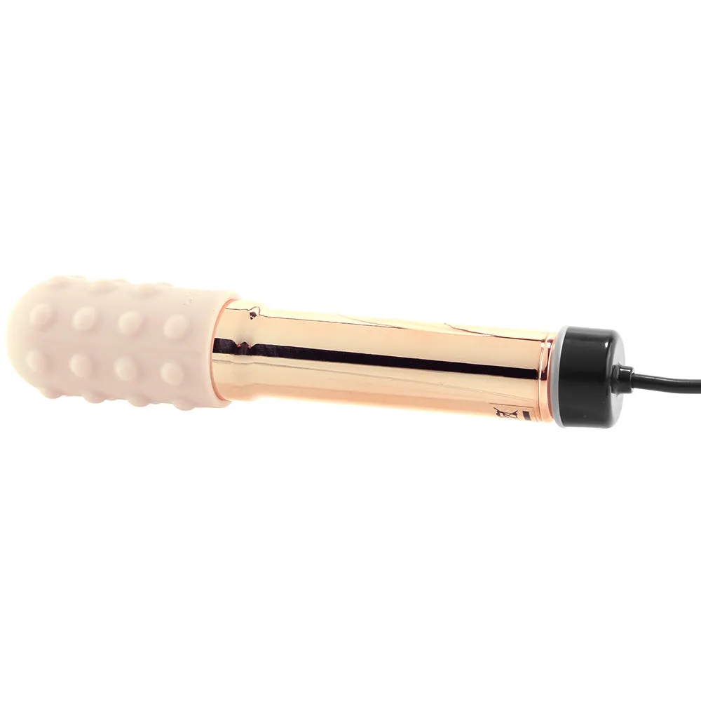 Le Wand Chrome Grand Bullet Rechargeable Vibrator Rose Gold