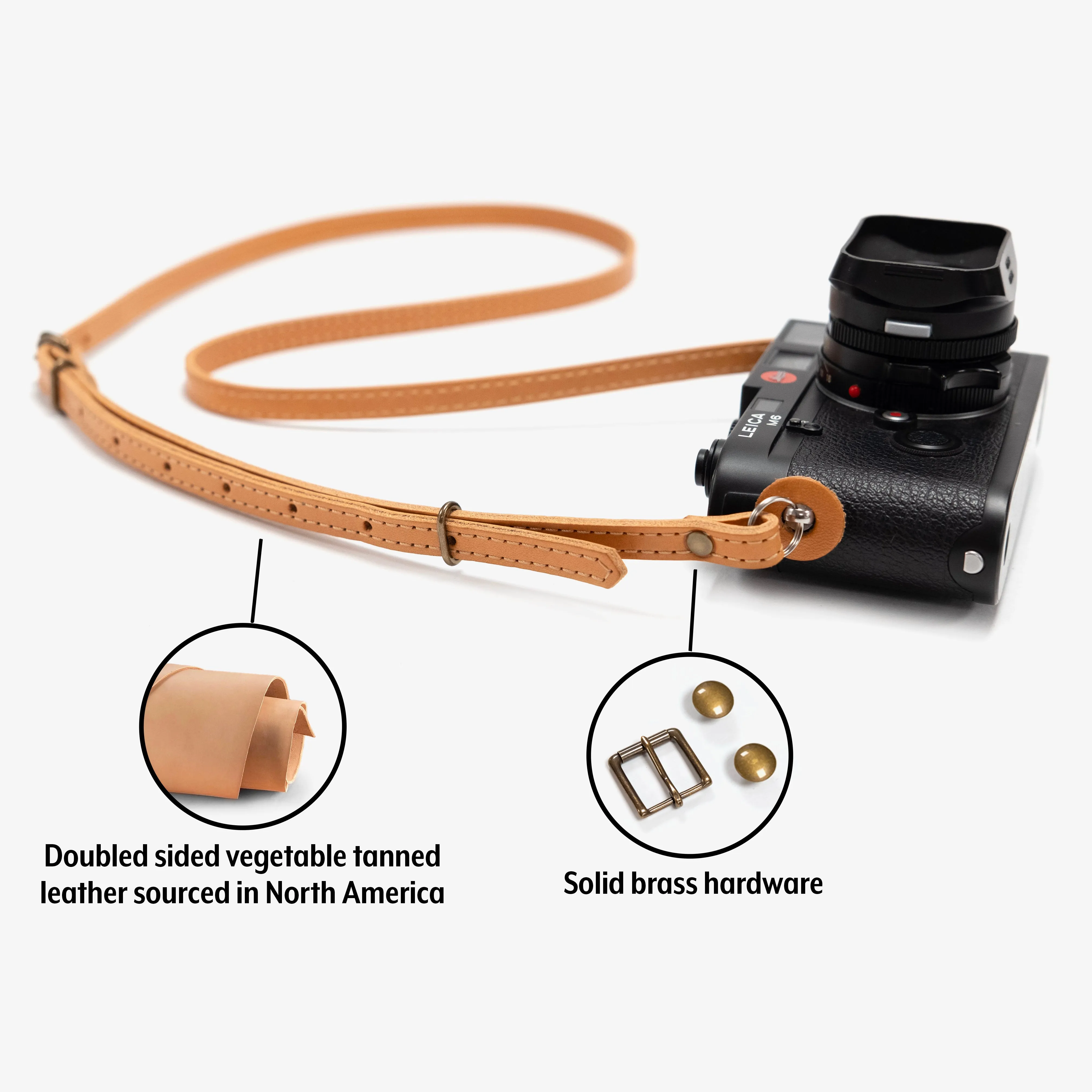 Leather camera strap (F5.6)