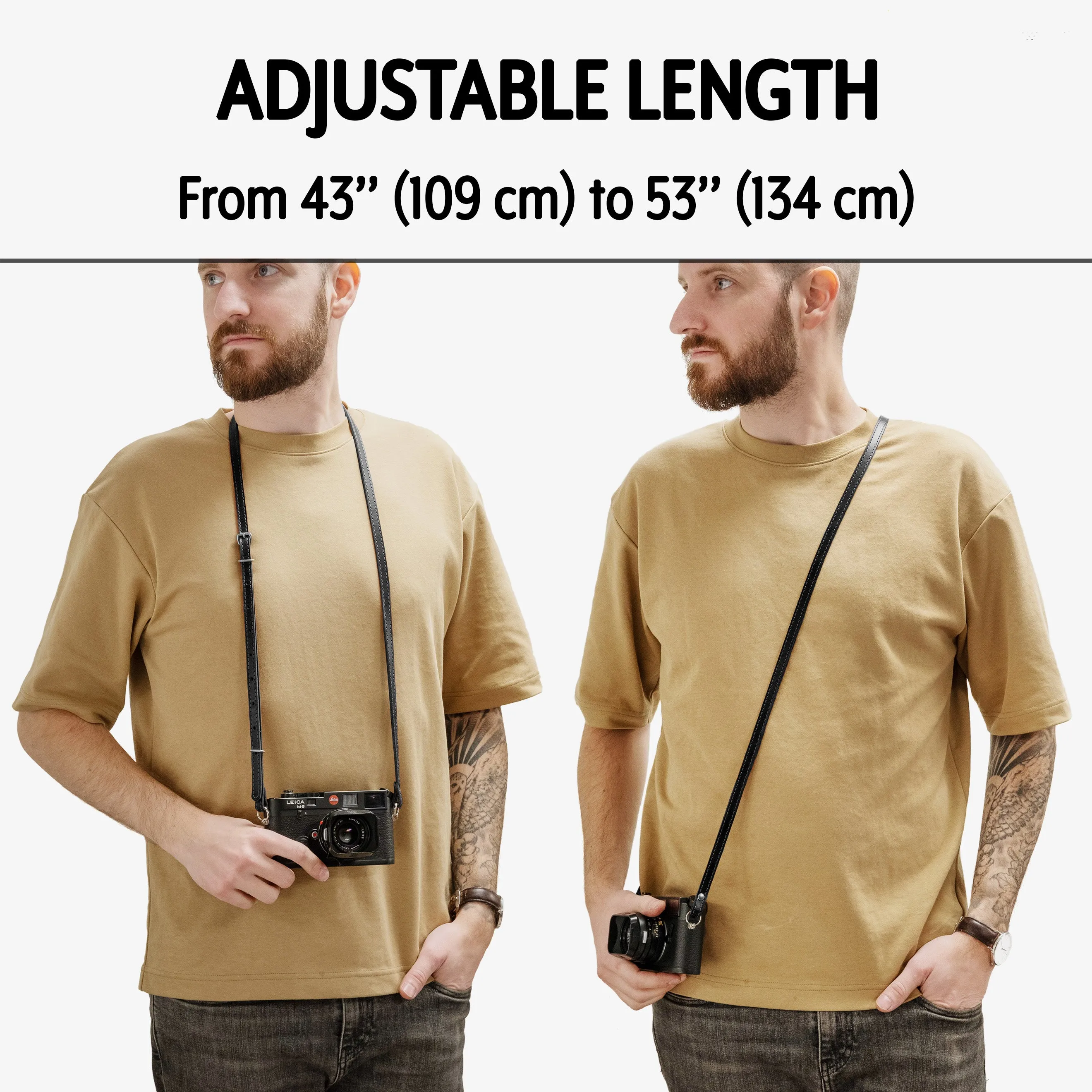 Leather camera strap (F5.6)
