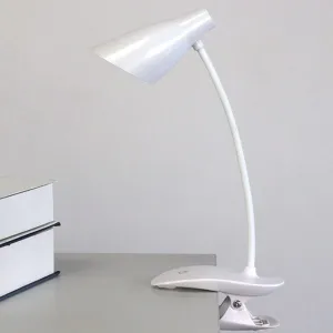 LED Touch on/Off Switch Rechargeable Clip Lamp