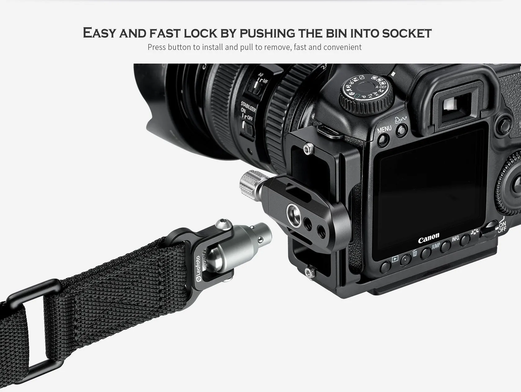 Leofoto SP-01 DC-22Q QD Strap & Clamp Kit