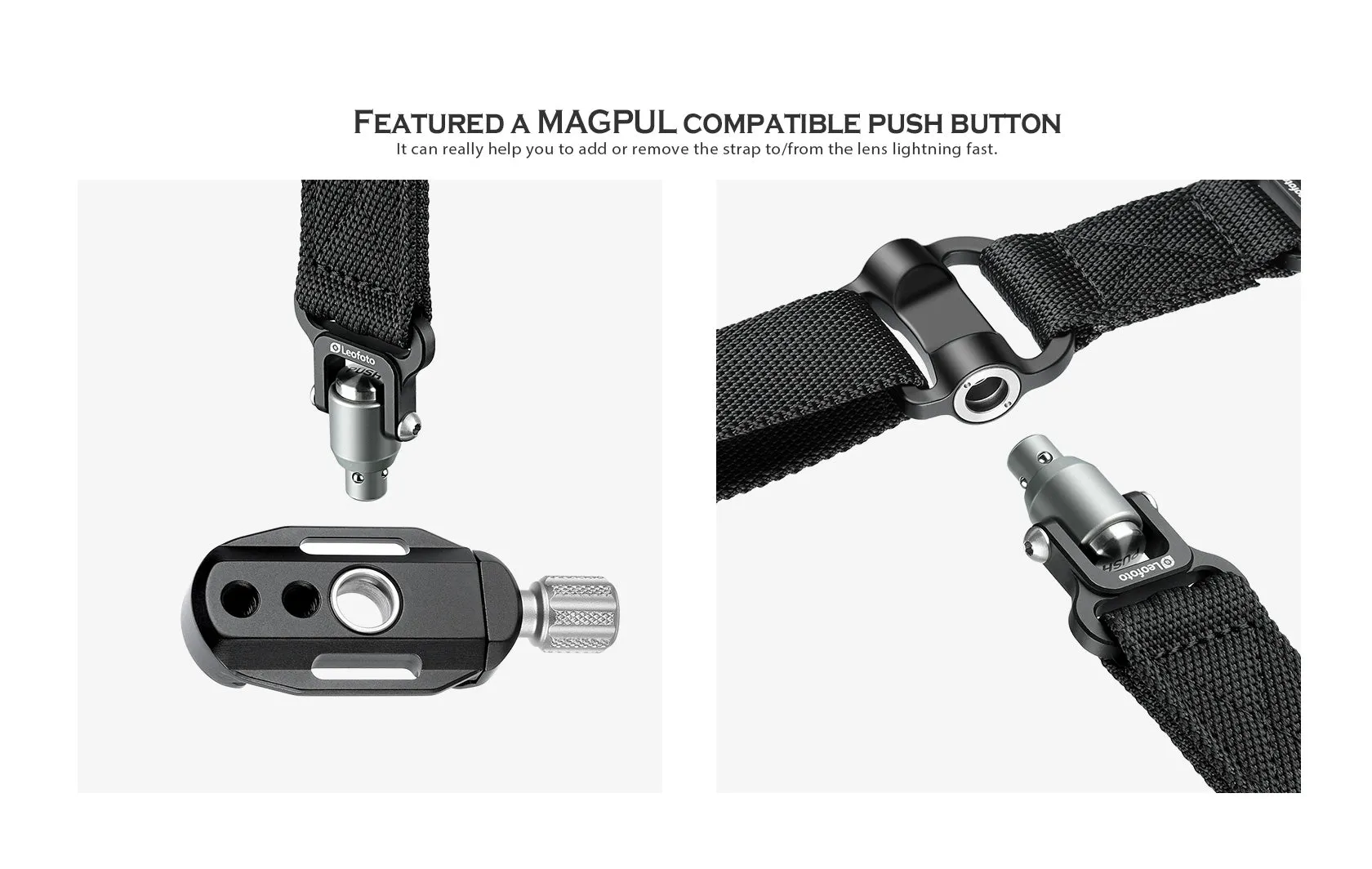 Leofoto SP-01 DC-22Q QD Strap & Clamp Kit