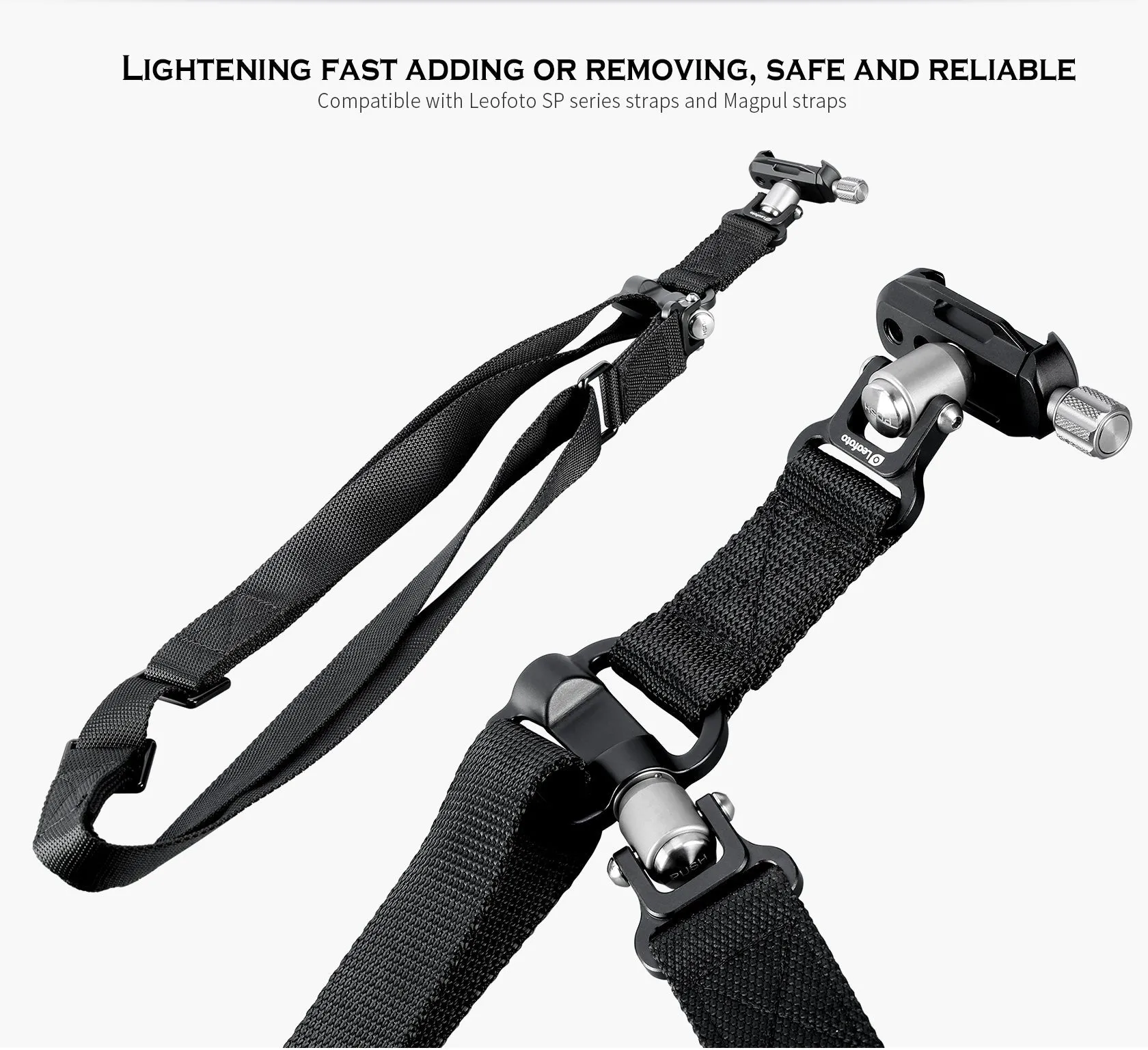 Leofoto SP-01 DC-22Q QD Strap & Clamp Kit