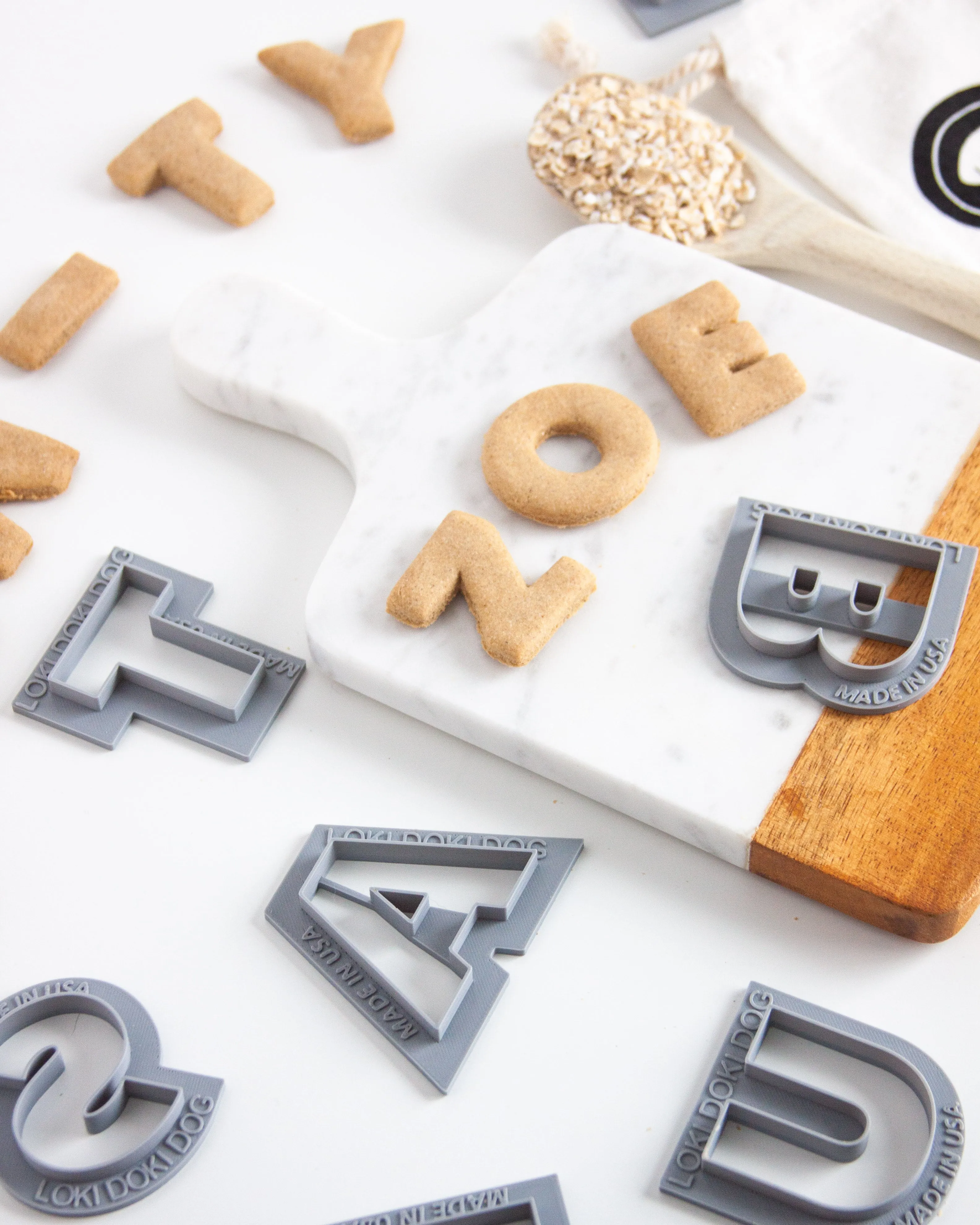 Letter Shaped Alphabet Cookie Cutters