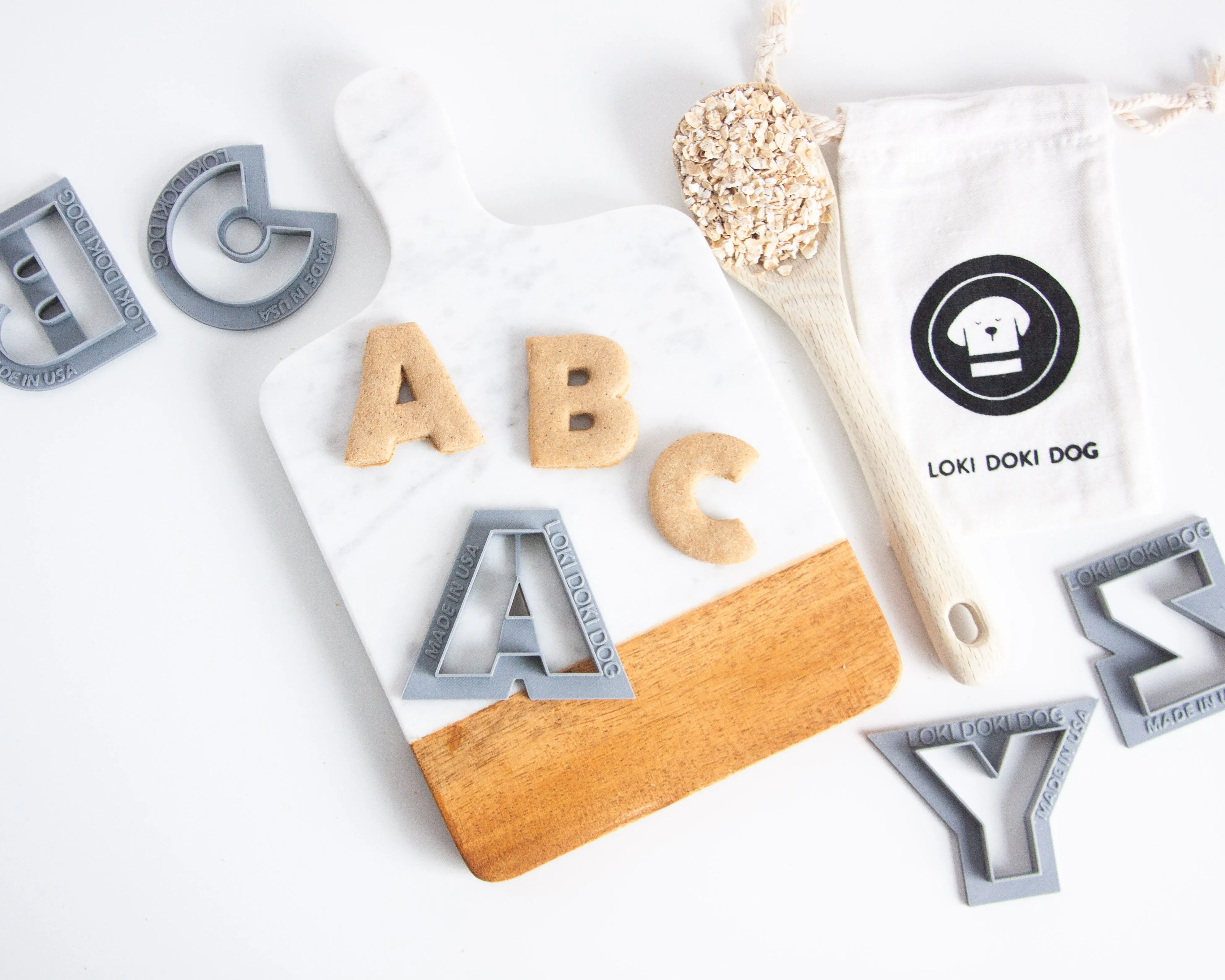 Letter Shaped Alphabet Cookie Cutters