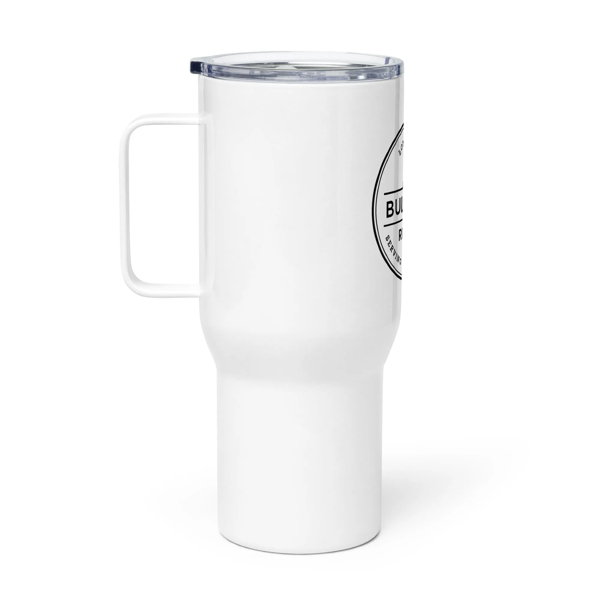 LIBR Logo Travel mug with a handle