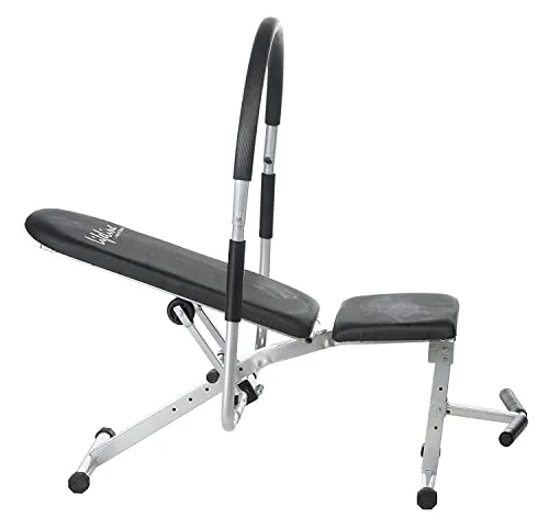 Lifeline Fitness HG-002 Multi Home Gym Combo with LB-301 AB Care Bench for Home Gym, 72kg Weight Stack