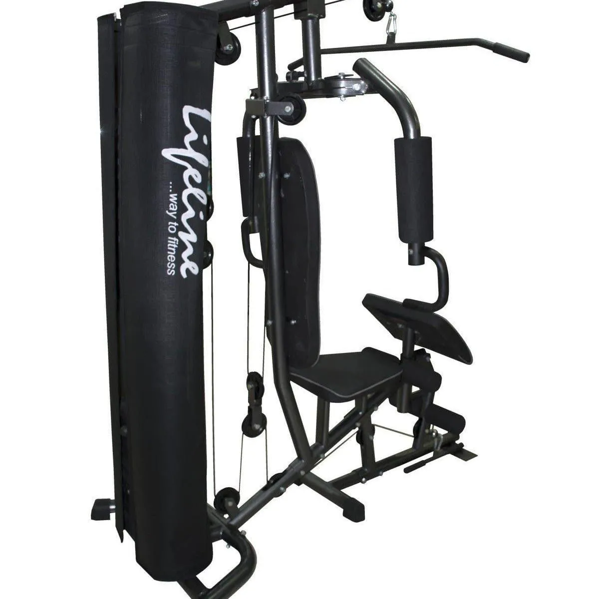 Lifeline Home Gym Machine Deluxe 005 For Workout At Home Bundles With Resistance Band and Shaker Bottle || Available on EMI