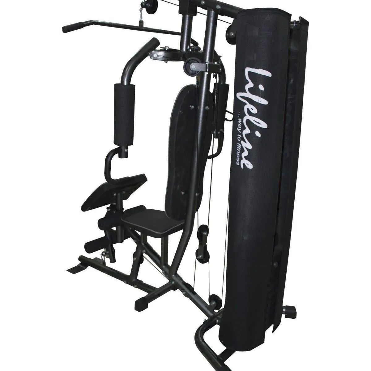 Lifeline Home Gym Machine Deluxe 005 For Workout At Home Bundles With Resistance Band and Shaker Bottle || Available on EMI