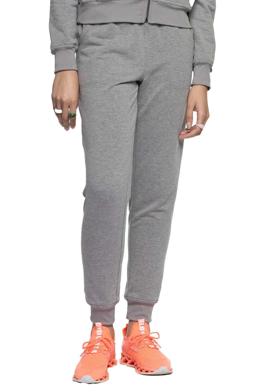 Lifestyle MC106 Fleece Natural Rise Jogger Heather Gray