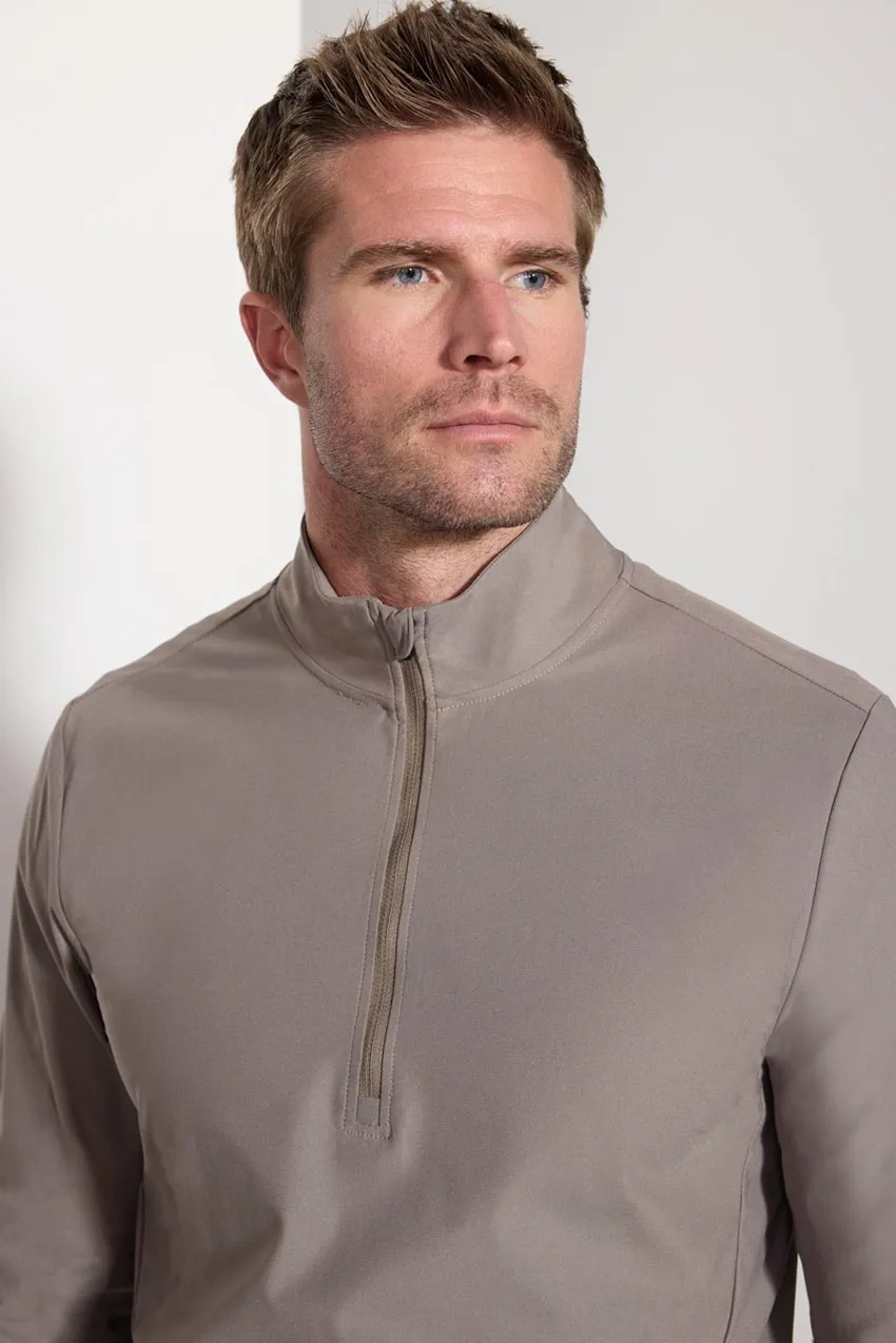 Limitless 1/2 Zip Pullover - Mushroom